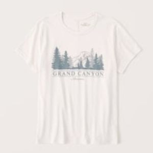 Abercrombie Women's Relaxed Grand Canyon National Parks Tee - Small